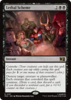 Lethal Scheme (surge foil) - Marvel Super Heroes Commander