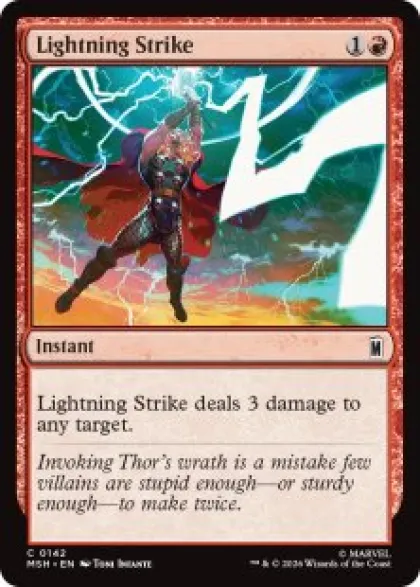 Lightning Strike (foil) - Marvel Super Heroes