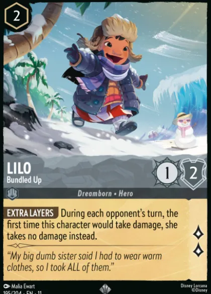 Lilo, Bundled Up (foil) - Winterspell