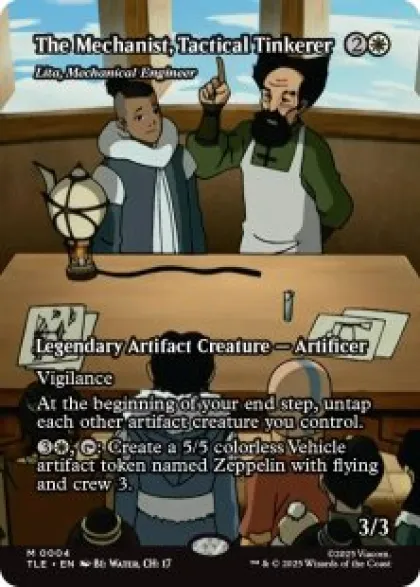 Lita, Mechanical Engineer (borderless) - Avatar: The Last Airbender Eternal Varianten