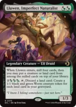 Lluwen, Imperfect Naturalist (foil) (extended art) - Lorwyn Eclipsed Varianten
