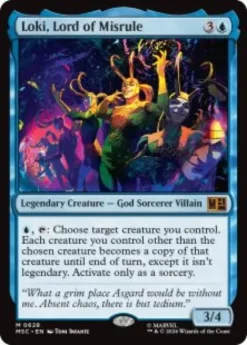 Loki, Lord of Misrule (foil) - Marvel Super Heroes Commander