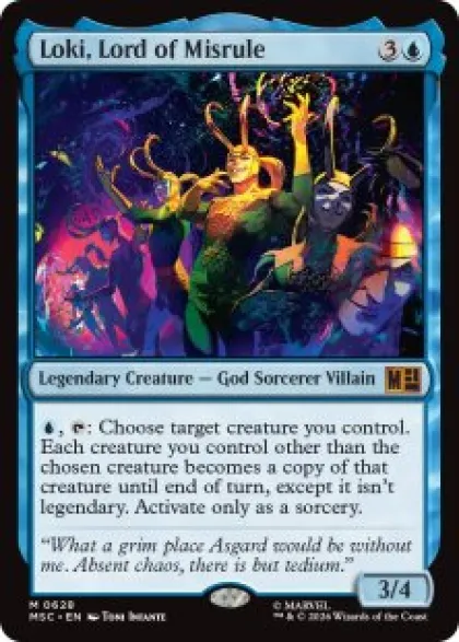 Loki, Lord of Misrule (foil) - Marvel Super Heroes Commander