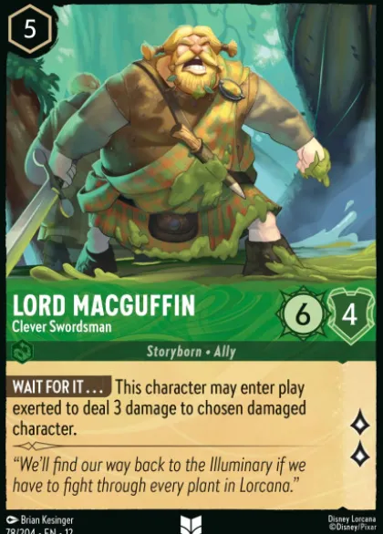 Lord MacGuffin, Clever Swordsman (foil) - Wilds Unknown