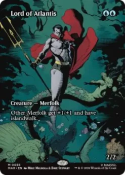 Lord of Atlantis (#56) (foil) (borderless) - Marvel