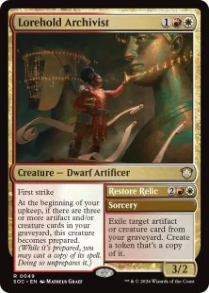 Lorehold Archivist - Secrets of Strixhaven Commander