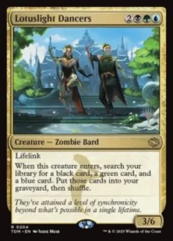Lotuslight Dancers (foil) - Tarkir: Dragonstorm Planeswalker Stamped