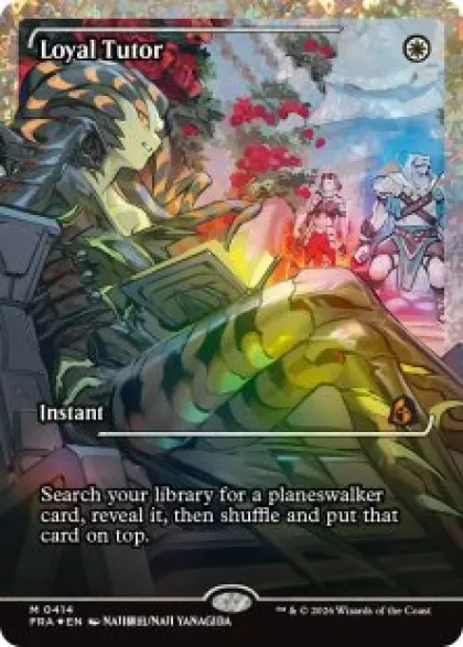 Loyal Tutor (#414) (fracture foil) (showcase) - Reality Fracture