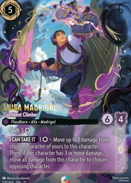 Luisa Madrigal, Confident Climber (foil) (borderless) - Wilds Unknown