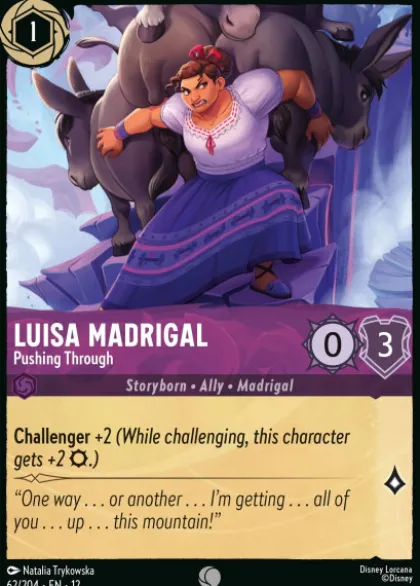 Luisa Madrigal, Pushing Through (foil) - Wilds Unknown