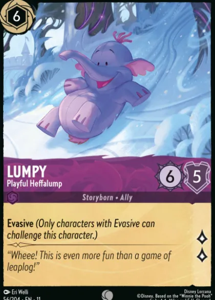 Lumpy, Playful Heffalump (foil) - Winterspell