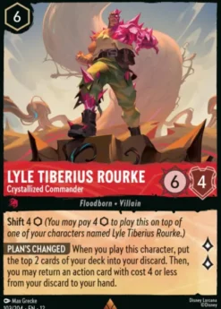 Lyle Tiberius Rourke, Crystallized Commander - Wilds Unknown