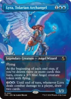 Lyra, Tolarian Archangel (borderless) - Reality Fracture Varianten