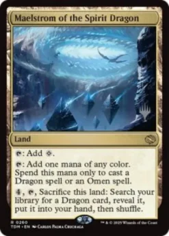 Maelstrom of the Spirit Dragon (foil) - Tarkir: Dragonstorm Planeswalker Stamped