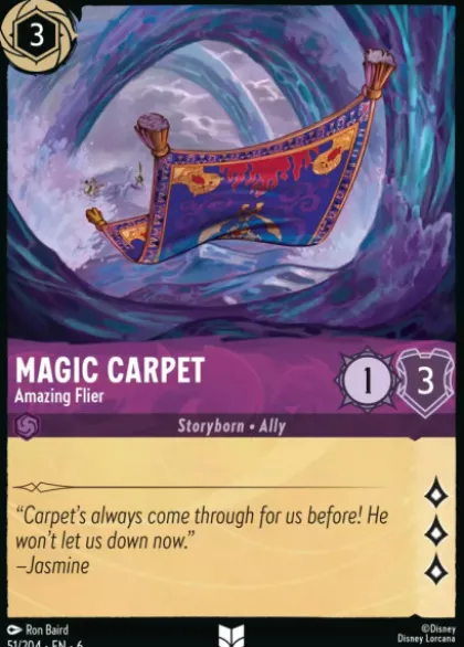 Magic Carpet, Amazing Flier (foil) - Azurite Sea