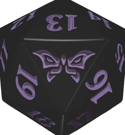 Magic: The Gathering - Duskmourn: House of Horror Spindown Die D20