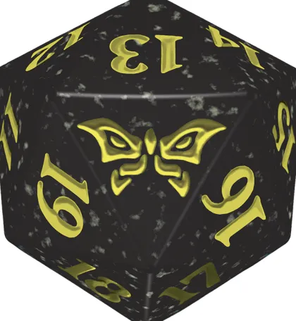 Magic: The Gathering - Duskmourn: House of Horror Spindown Die D20