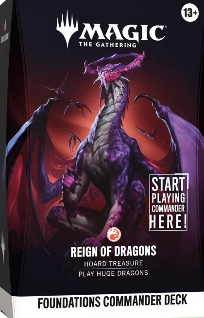 Magic: The Gathering - Foundations Commander Deck: Reign of Dragons