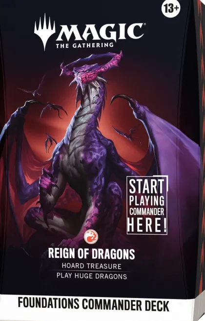 Magic: The Gathering - Foundations Commander Deck: Reign of Dragons