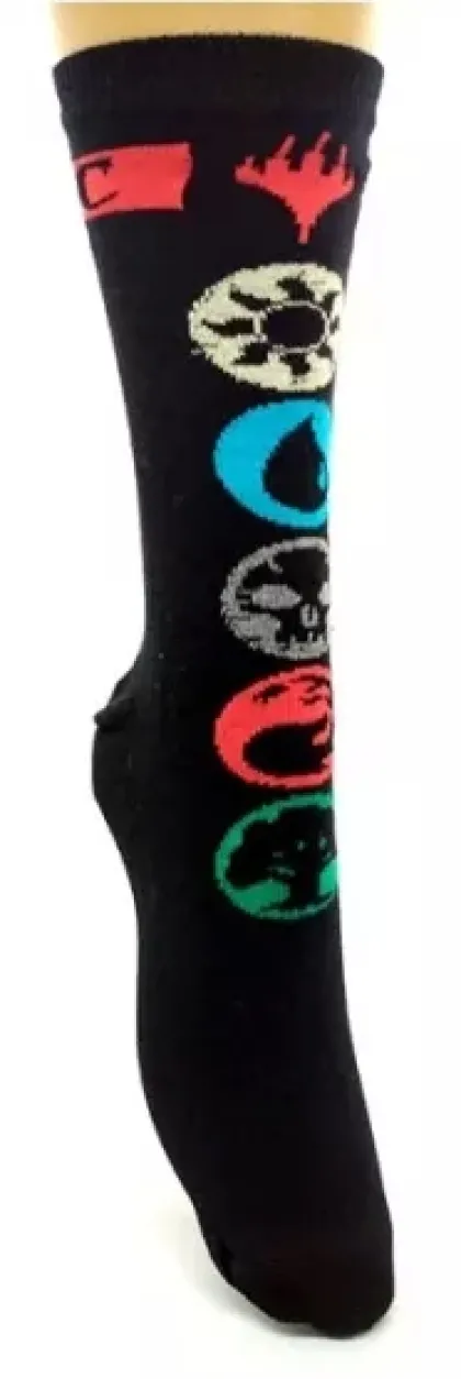 Magic: The Gathering - Large Mana Symbol Socks: Black (maat 34/44)