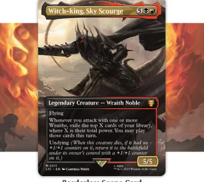 Magic: The Gathering - Lord of the Rings: Tales of Middle-earth Scene Box: Flight of the Witch-King (incl. 3 set boosters)
