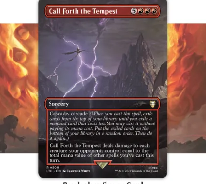 Magic: The Gathering - Lord of the Rings: Tales of Middle-earth Scene Box: Flight of the Witch-King (incl. 3 set boosters)