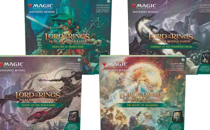 Magic: The Gathering - Lord of the Rings: Tales of Middle-earth Scene Box (set van 4 incl. 12 set boosters)