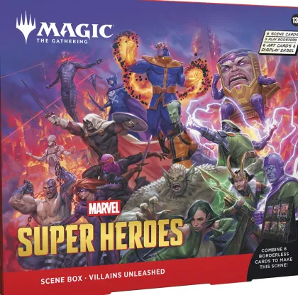 Magic: The Gathering - Marvel Super Heroes Scene Box: Villians Unleashed (incl. 3 play boosters)