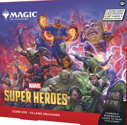 Magic: The Gathering - Marvel Super Heroes Scene Box: Villians Unleashed (incl. 3 play boosters)
