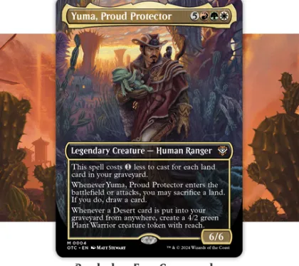 Magic: The Gathering - Outlaws of Thunder Junction Commander Deck: Desert Bloom