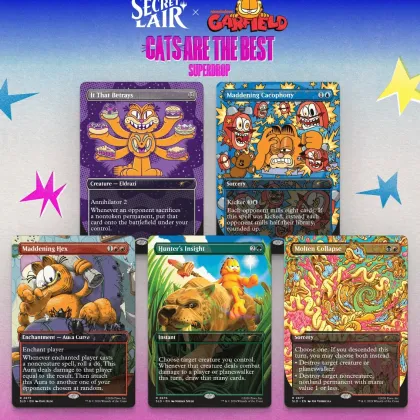 Magic: The Gathering - Secret Lair Drop Series: Cats are the Best: Secret Lair x Garfield: Our Only Thought is to Entertain You