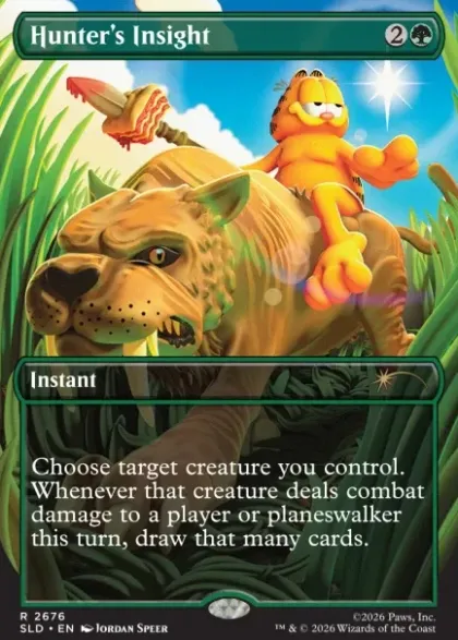 Magic: The Gathering - Secret Lair Drop Series: Cats are the Best: Secret Lair x Garfield: Our Only Thought is to Entertain You