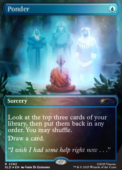 Magic: The Gathering - Secret Lair Drop Series: Secret Lair x Avatar The Last Airbender: A Lot to Learn (foil)