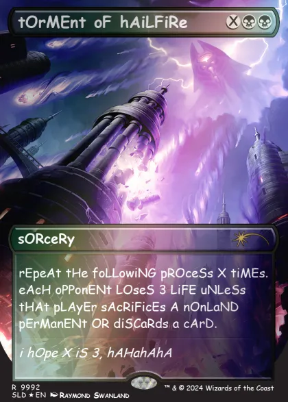 Magic: The Gathering - Secret Lair Drop Series: sAnS mERcY (foil)