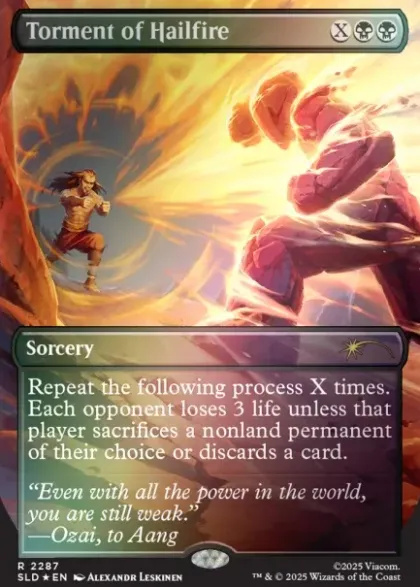 Magic: The Gathering - Secret Lair Drop Series: Secret Lair x Avatar The Last Airbender: Everything Changed (foil)