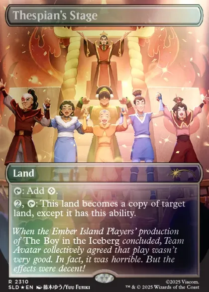 Magic: The Gathering - Secret Lair Drop Series: Secret Lair x Avatar The Last Airbender: Ember Island Players (foil)