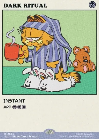 Magic: The Gathering - Secret Lair Drop Series: Cats are the Best: Secret Lair x Garfield: As Intended