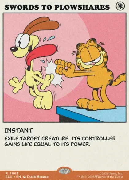 Magic: The Gathering - Secret Lair Drop Series: Cats are the Best: Secret Lair x Garfield: As Intended