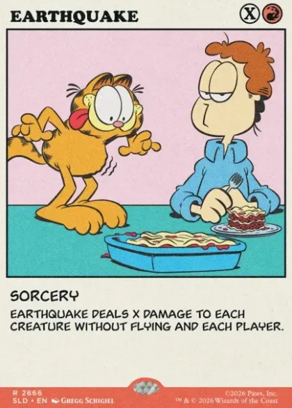 Magic: The Gathering - Secret Lair Drop Series: Cats are the Best: Secret Lair x Garfield: As Intended