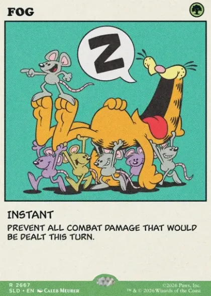 Magic: The Gathering - Secret Lair Drop Series: Cats are the Best: Secret Lair x Garfield: As Intended