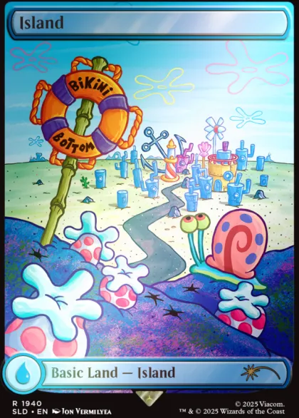 Magic: The Gathering - Secret Lair Drop Series: Secret Lair x SpongeBob SquarePants: Lands Under the Sea (foil)