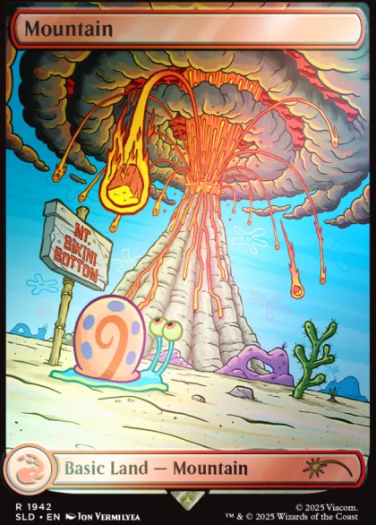 Magic: The Gathering - Secret Lair Drop Series: Secret Lair x SpongeBob SquarePants: Lands Under the Sea (foil)