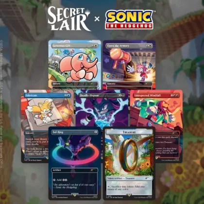 Magic: The Gathering - Secret Lair Drop Series: Secret Lair x Sonic: Chasing Adventure