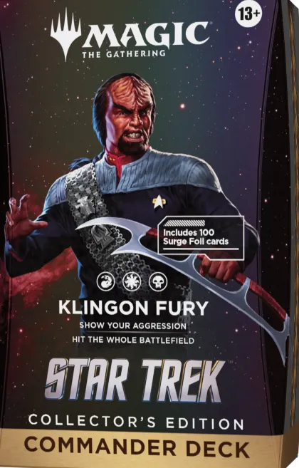 Magic: The Gathering - Star Trek Collector's Edition Commander Deck: Klingon Fury