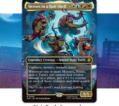 Magic: The Gathering - Teenage Mutant Ninja Turtles Commander Deck: Turtle Power!