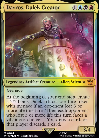 Magic: The Gathering Universes Beyond - Doctor Who Commander Deck: Masters of Evil