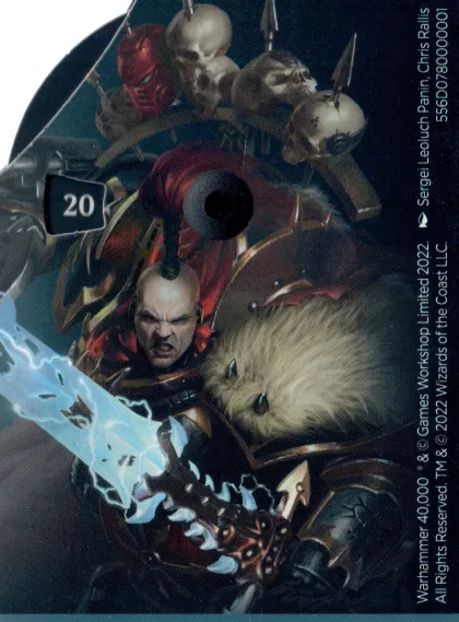 Magic: The Gathering - Warhammer 40,000 Life Wheel: The Ruinous Powers