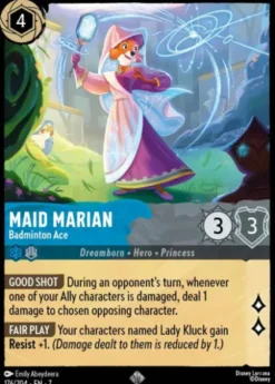 Maid Marian, Badminton Ace - Archazia's island