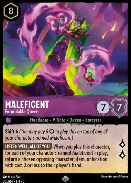 Maleficent, Formidable Queen (foil) - Shimmering Skies