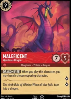 Maleficent, Monstrous Dragon (foil) - Promo Set 1